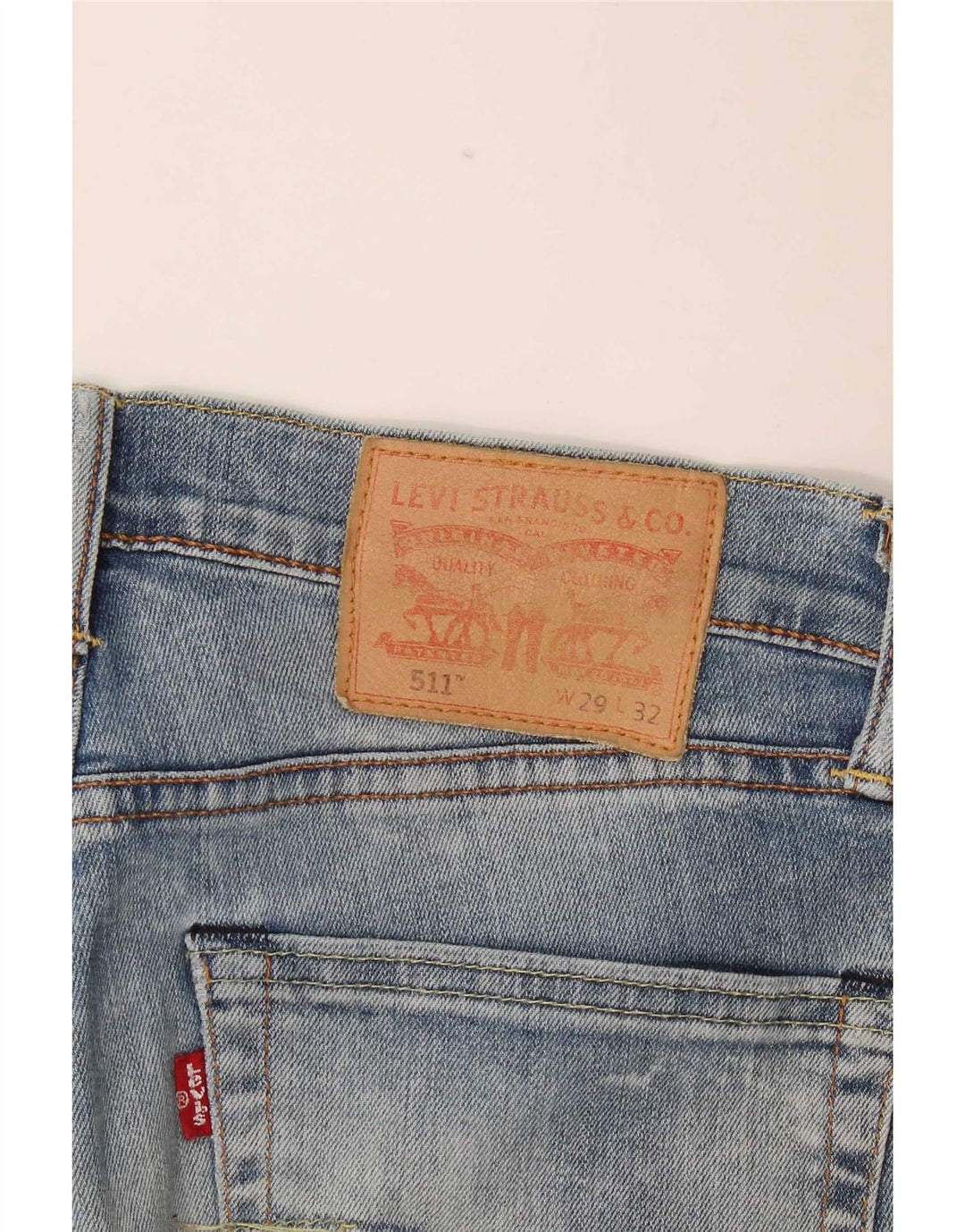 Levi's Herre 511 Slim Jeans W29 L32 Blå Bomuld