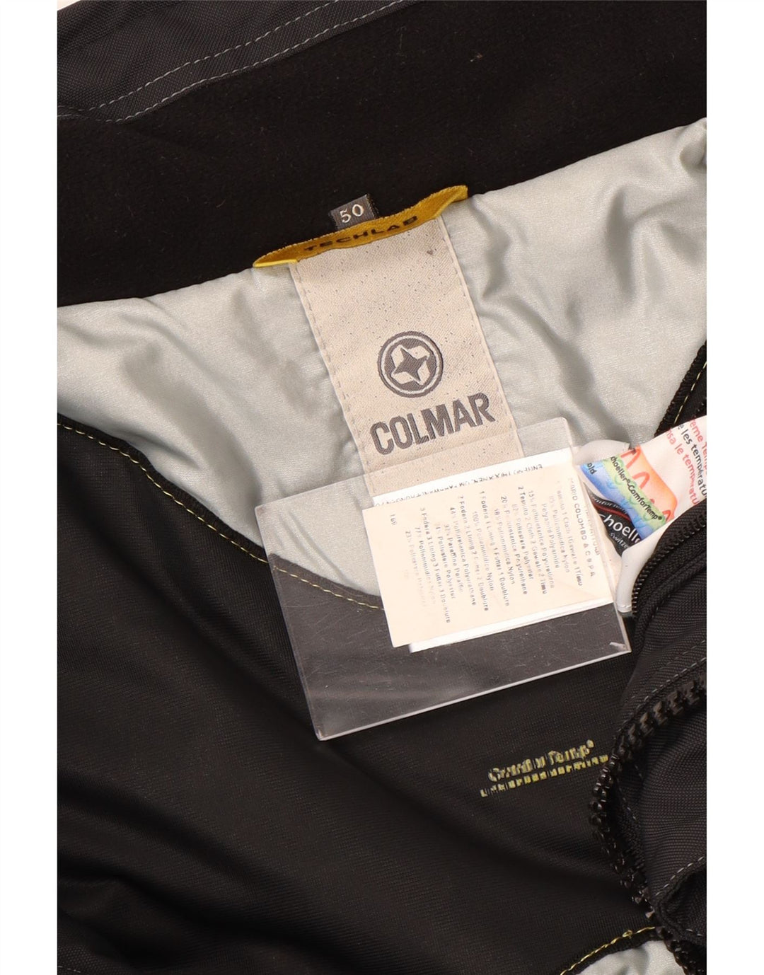 COLMAR Vindjakke til mænd EU 50 Medium Sort Colourblock Polyamid