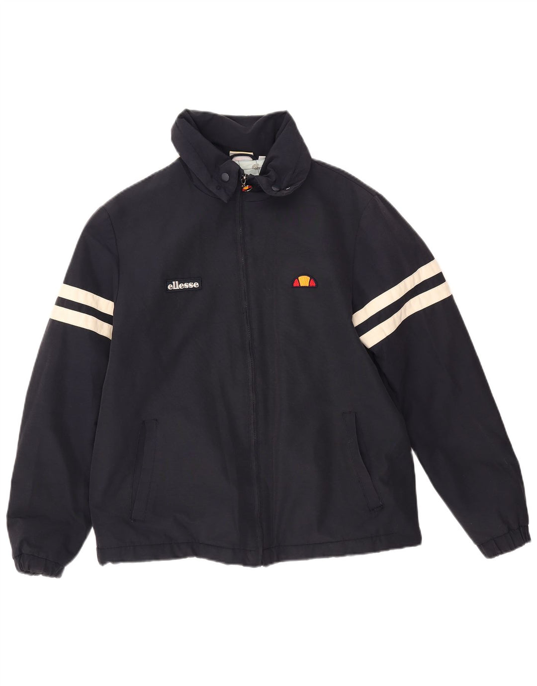 Ellesse Herre Bomber Jacket UK 36 Small Navy Blue