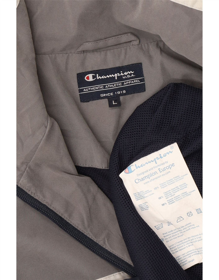 Champion Herre træningsdragt Topjakke Stor marineblå Colourblock Polyester