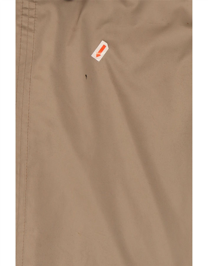 Geox Respira Parkajakke med hætte til kvinder UK 10 Small Beige Polyester