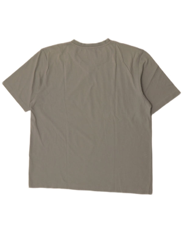 Ellesse Herre T-Shirt Top XL Grå Bomuld