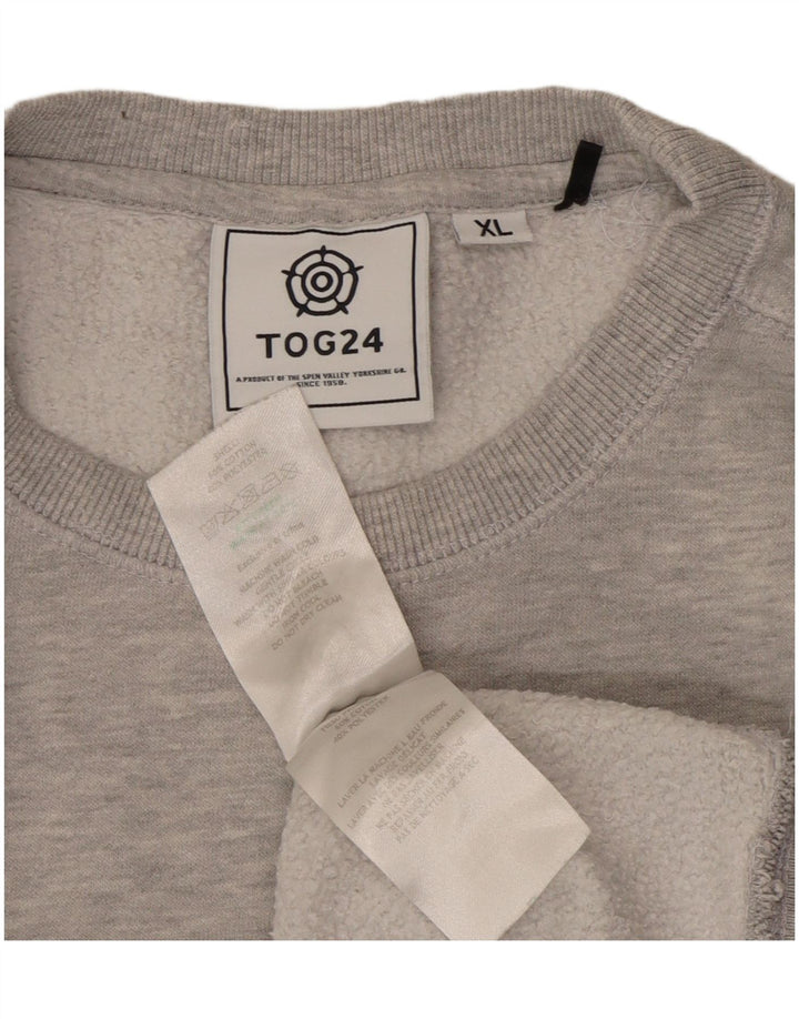 TOG 24 Herre Sweatshirt Jumper XL Grå Bomuld