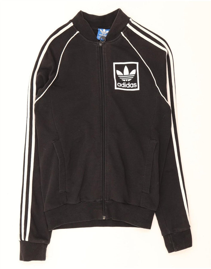 Adidas Træningsdragt til mænd, topjakke, lille sort bomuld