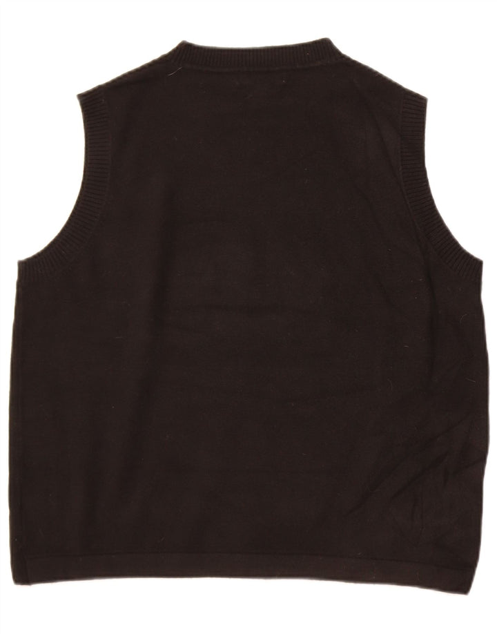 Marks & Spencer Herrevest Tank Top Stor Sort Polyester