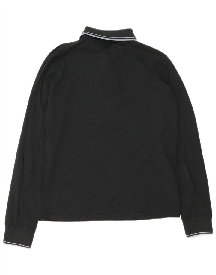 Kappa Langærmet Polo Shirt til mænd Medium Sort