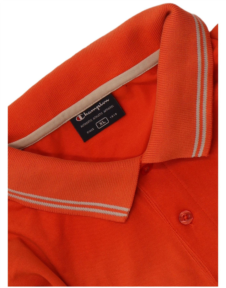 Champion herre poloshirt XL orange