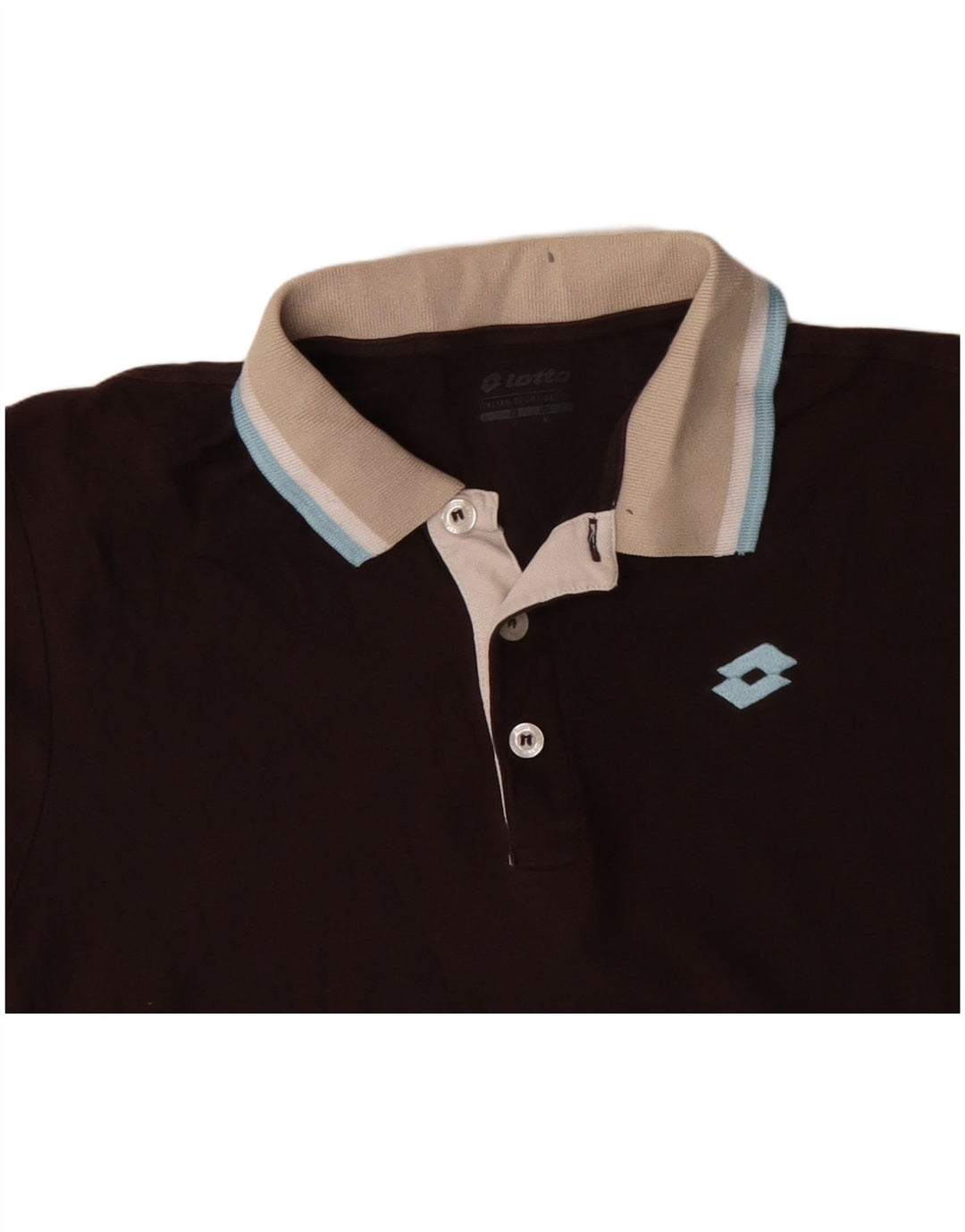 LOTTO Poloskjorte til mænd Stor brun bomuld