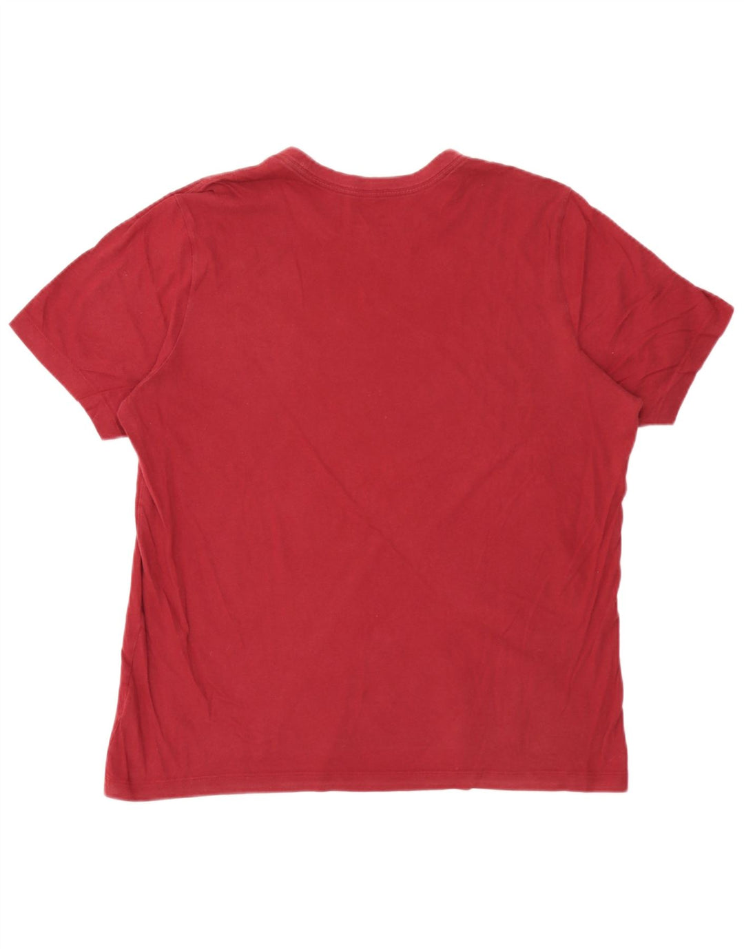 Nike Herre T-Shirt Top Stor Bourgogne Bomuld
