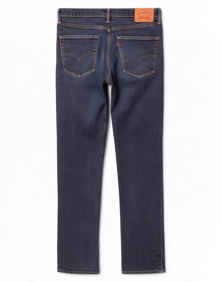 Levi's Herre 511 Slim Jeans W36 L34 Marineblå Bomuld