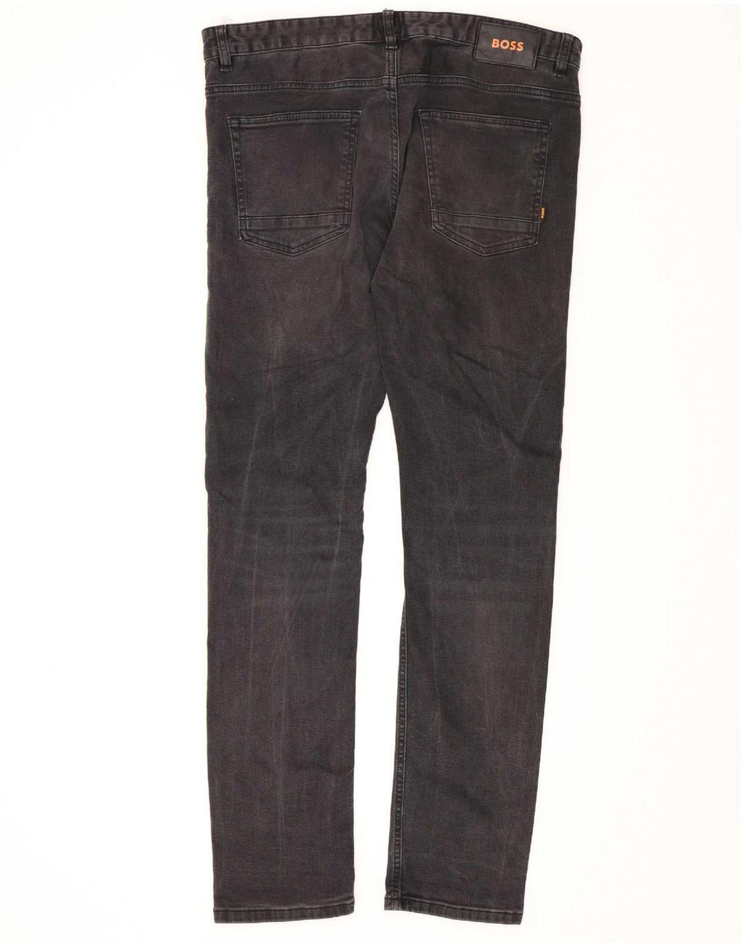 Hugo Boss Herre Slim Jeans W36 L34 Sort Bomuld