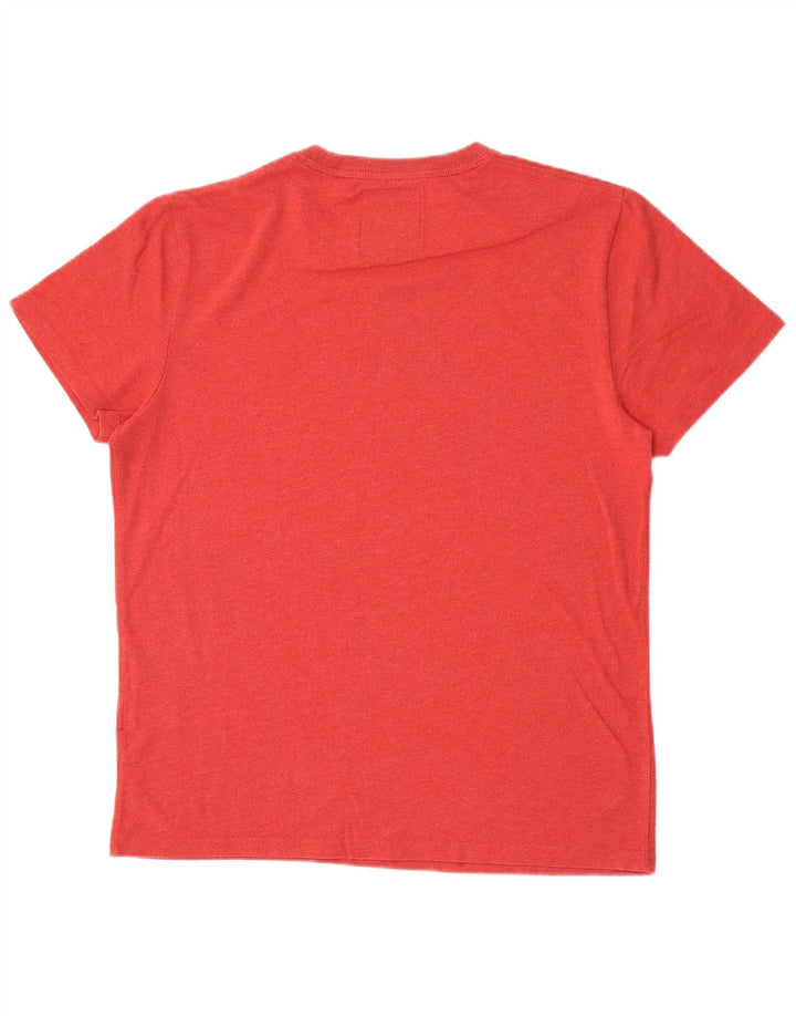 Superdry Herre grafisk T-shirt Top XL Rød Bomuld