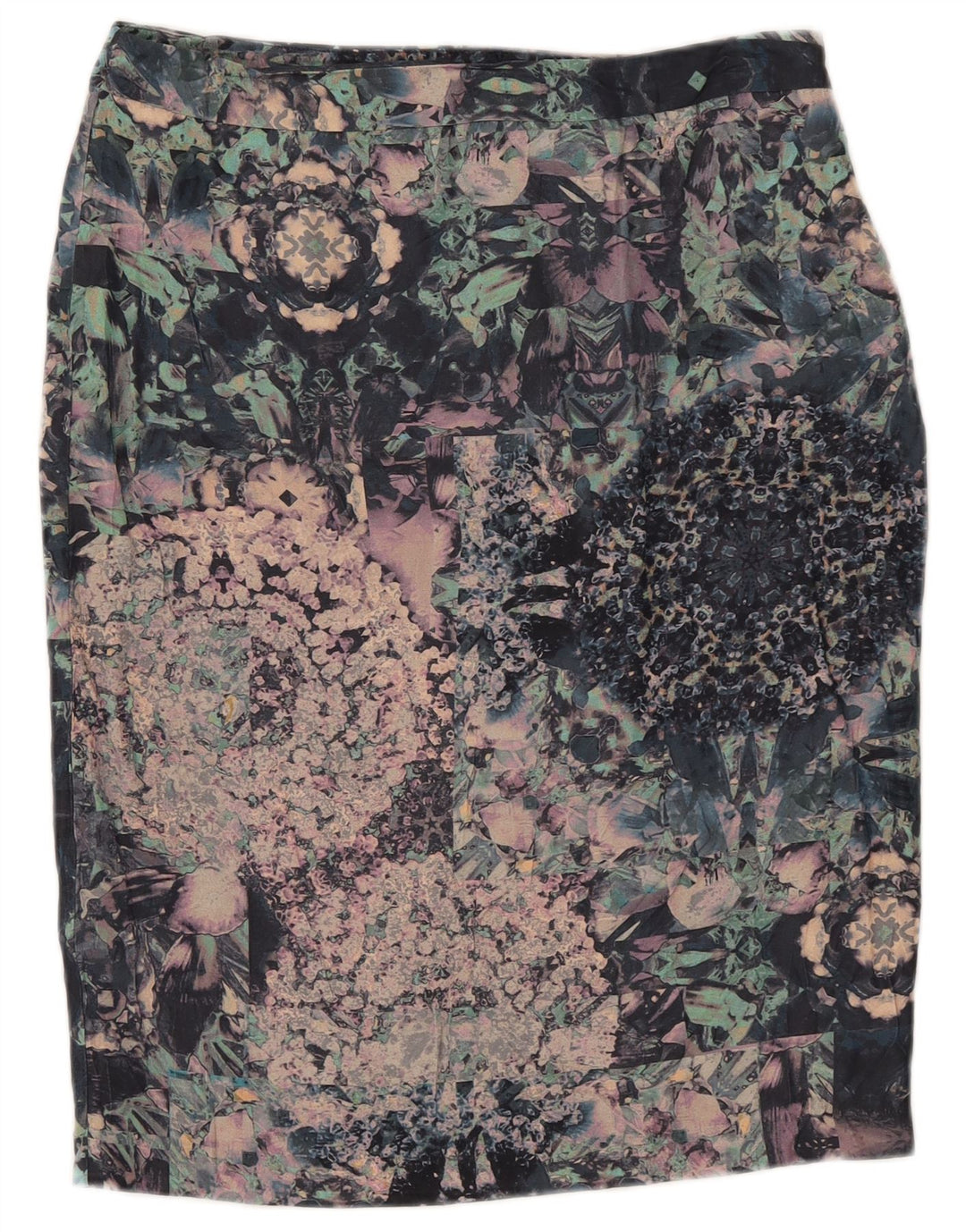 Marks & Spencer Pencil Nederdel til kvinder UK 12 Medium W30 Flerfarvet