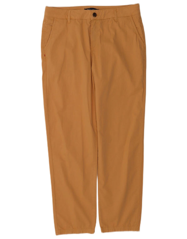 Crew Clothing Womens Tapered Chino Trousers UK 12 Medium W32 L28 Beige