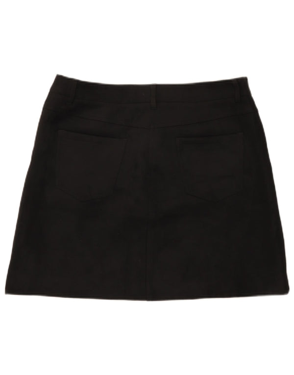 Marks & Spencer Dame Mini-nederdel UK 14 Large W32 Black Polyester