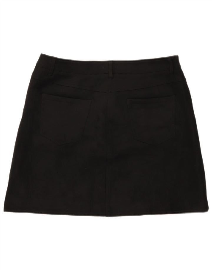 Marks & Spencer Dame Mini-nederdel UK 14 Large W32 Black Polyester