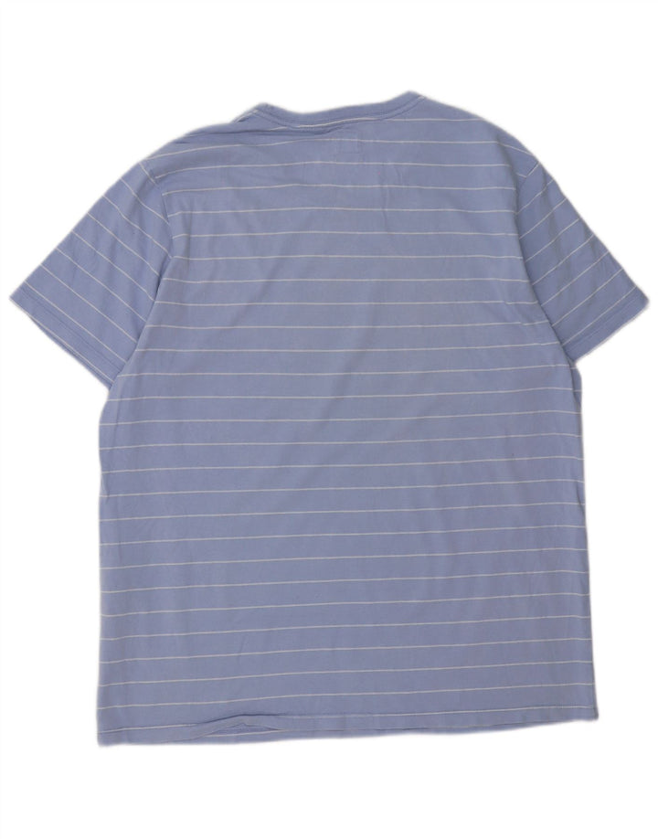 Levi's Herre Standard T-Shirt Top Stor Blå Stribet Bomuld