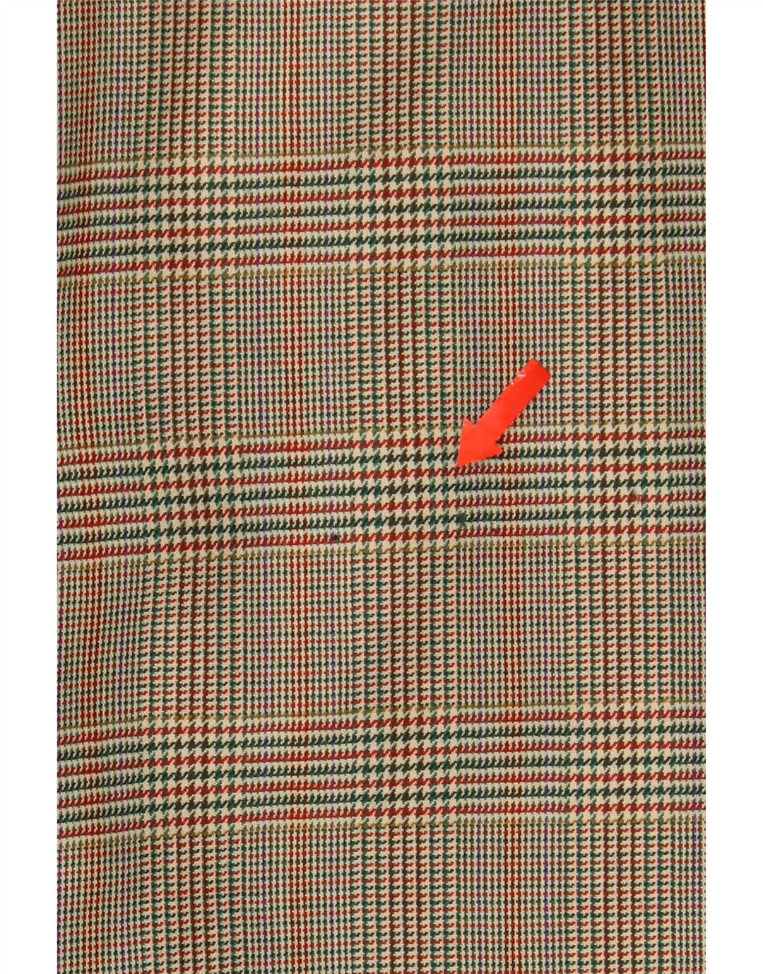 Burberrys Dame 2-knaps blazerjakke UK 14 Large Green Houndstooth Uld