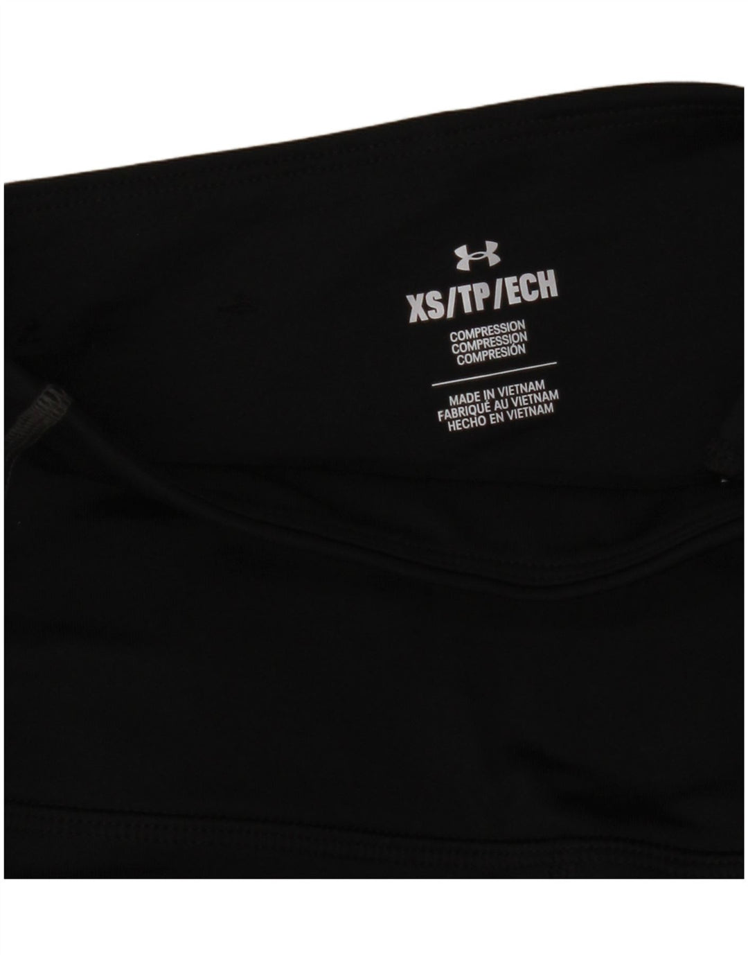 UNDER ARMOUR Womens Leggings UK 4 XS  Black Spotted