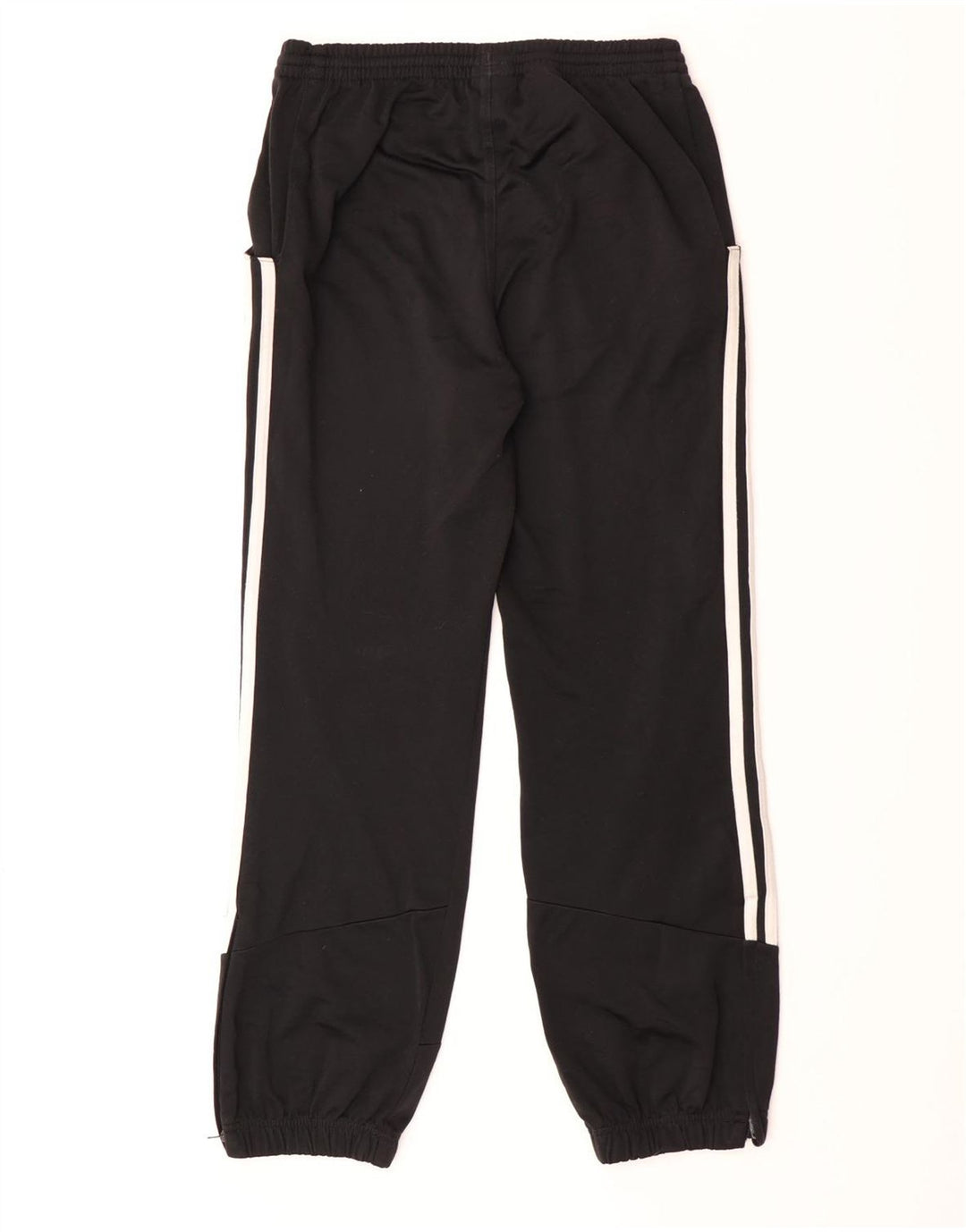 Adidas Drenge Træningsdragt Bukser Joggers 11-12 År Sort Polyester