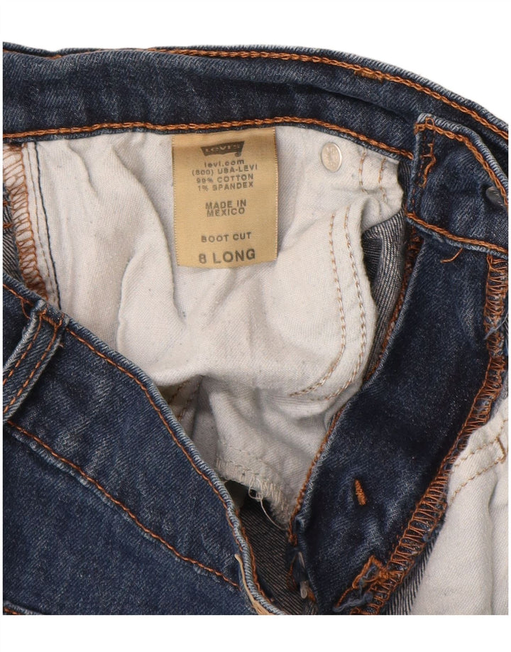 Levi's Dame 515 Bootcut Jeans US 8 Medium W28 L34 Blå Bomuld