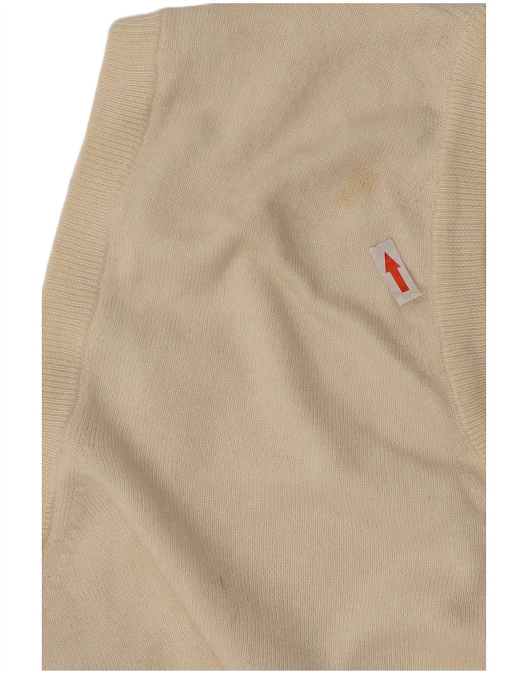 Paolo Ottaviani Herrevest Tank Top Medium Beige Merino Uld