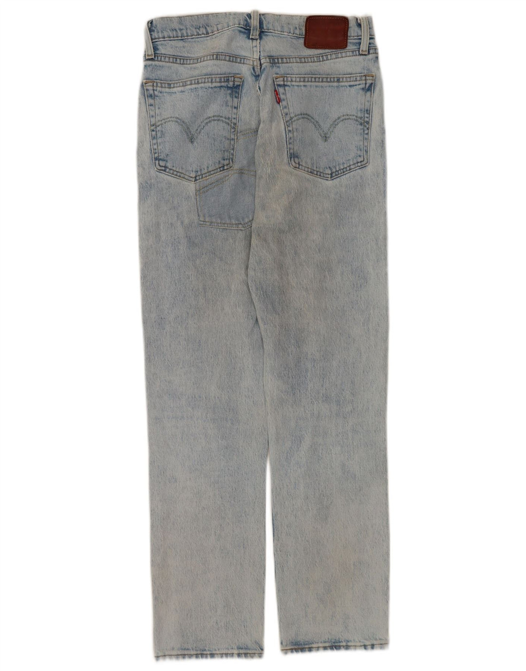 Levi's Dame 501 Straight Jeans W26 L28 Blå Bomuld