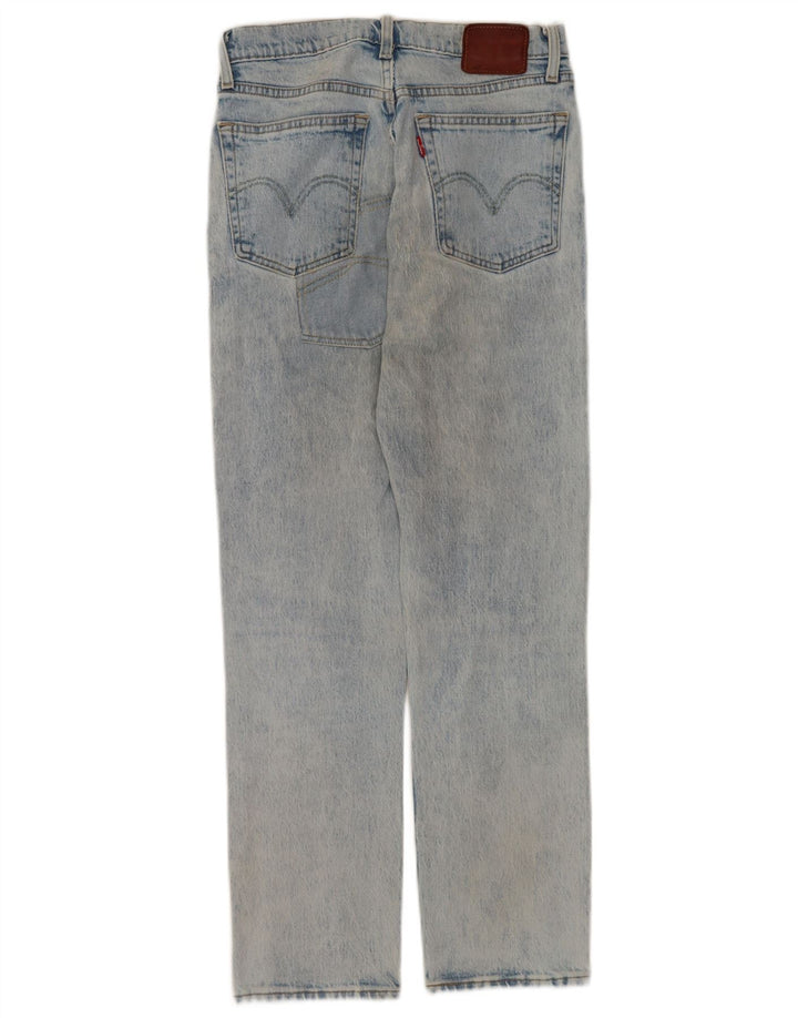 Levi's Dame 501 Straight Jeans W26 L28 Blå Bomuld