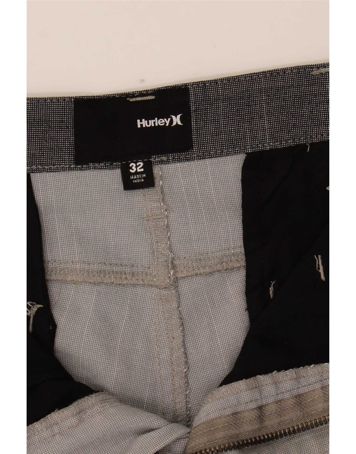 Hurley Herre Chino Shorts W32 Medium Grey Polyester