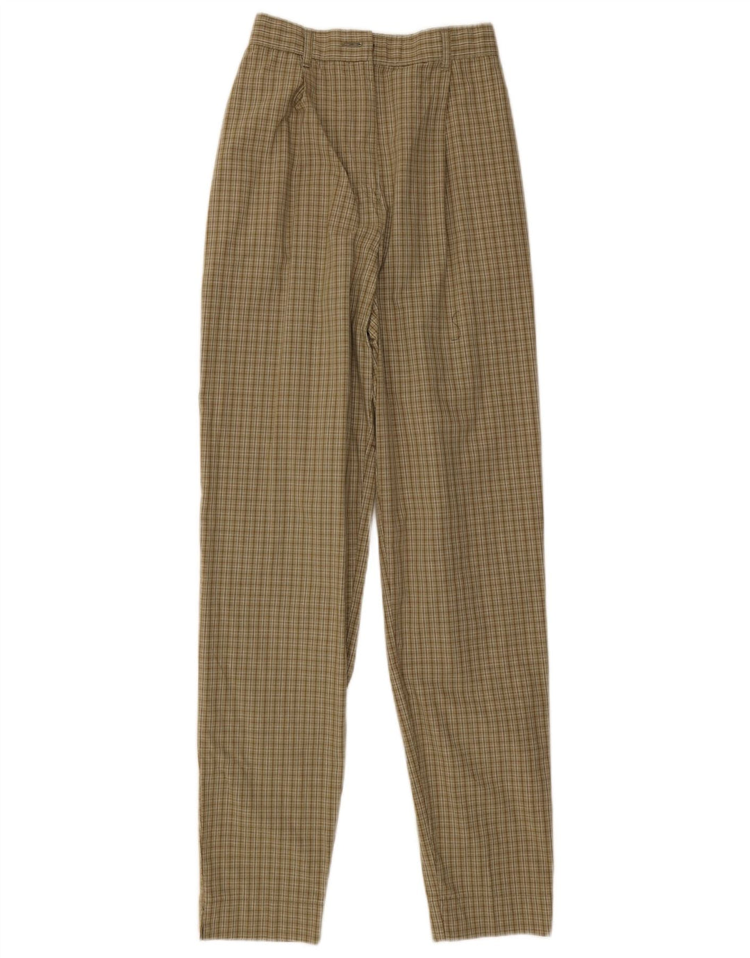 Marks & Spencer Chinobukser til kvinder UK 10 Small W24 L31 Brown Check