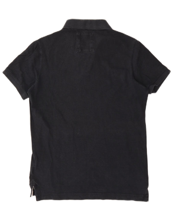 Superdry herre poloshirt Stor marineblå bomuld