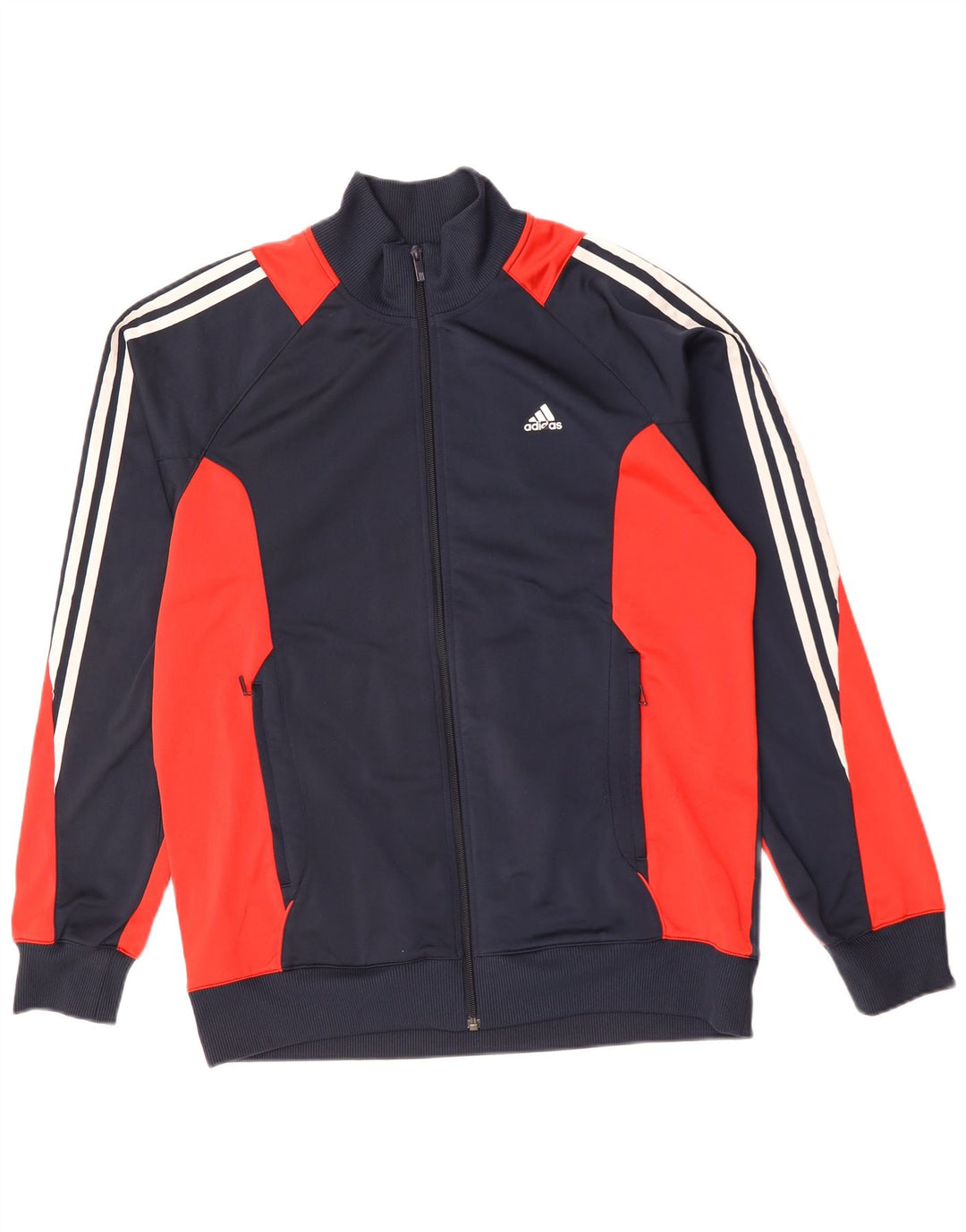 Adidas Træningsdragt til mænd Topjakke UK 42/44 Stor marineblå polyester