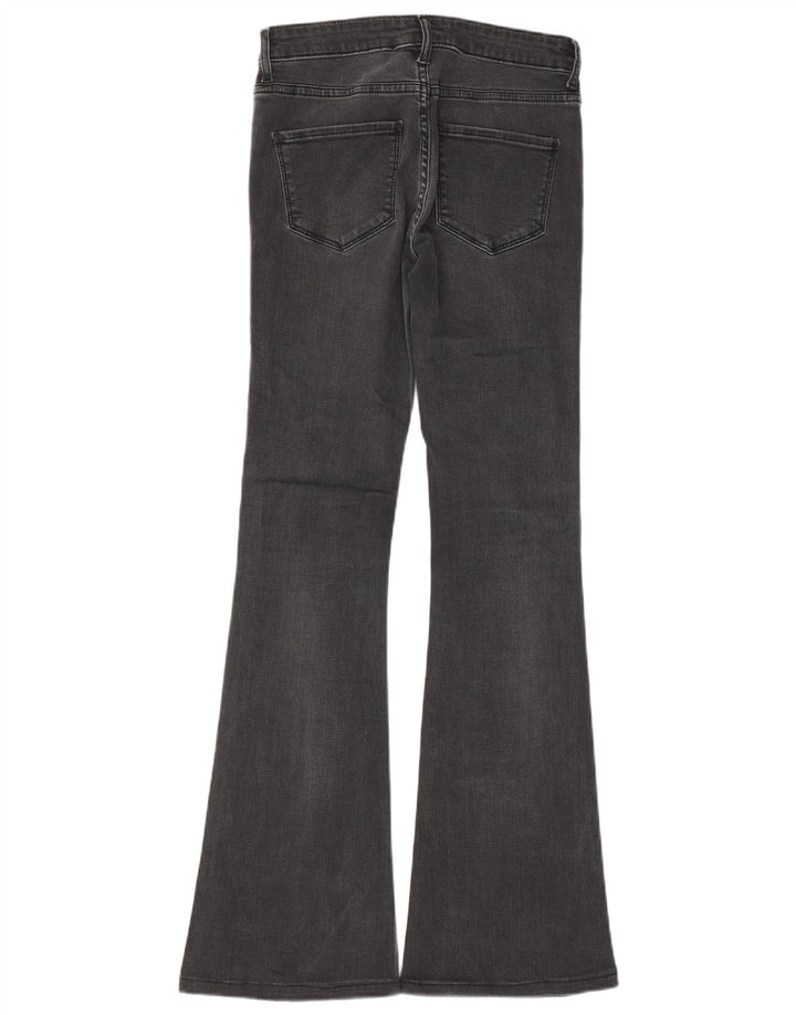 Zara Dame Flared Jeans EU 34 2XS W24 L30 Grå