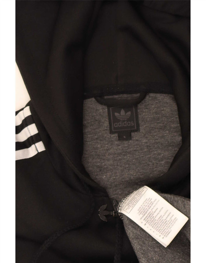Adidas Herre Hættetrøje Jumper Large Sort Polyester