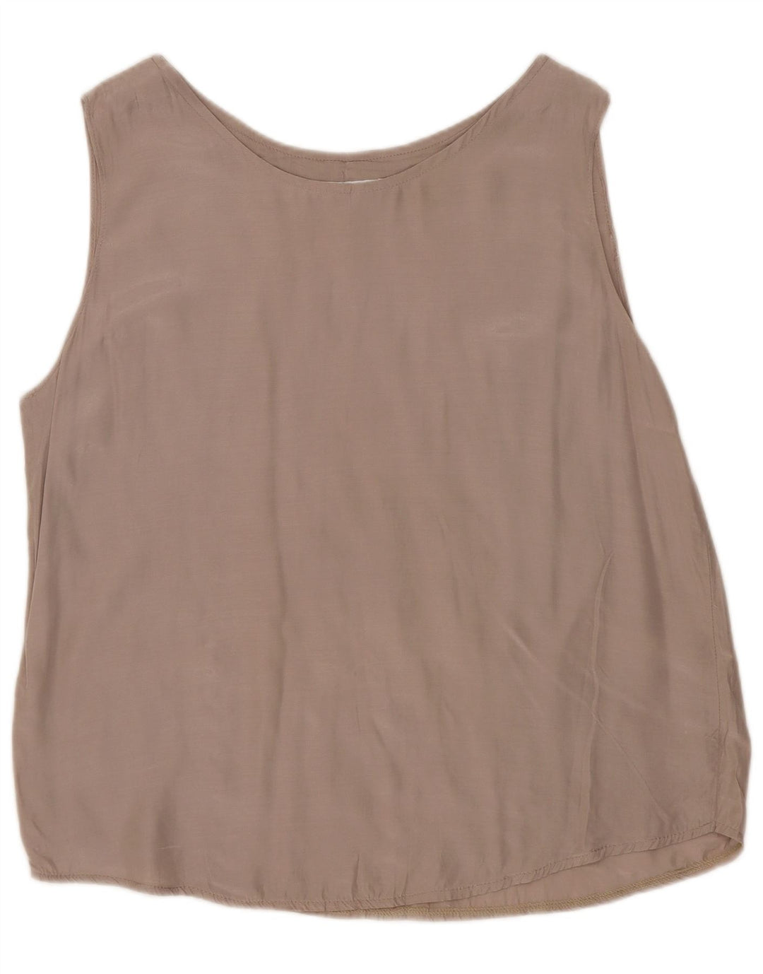 ACCORDO Dame ærmeløs bluse Top UK 16 Large Grå
