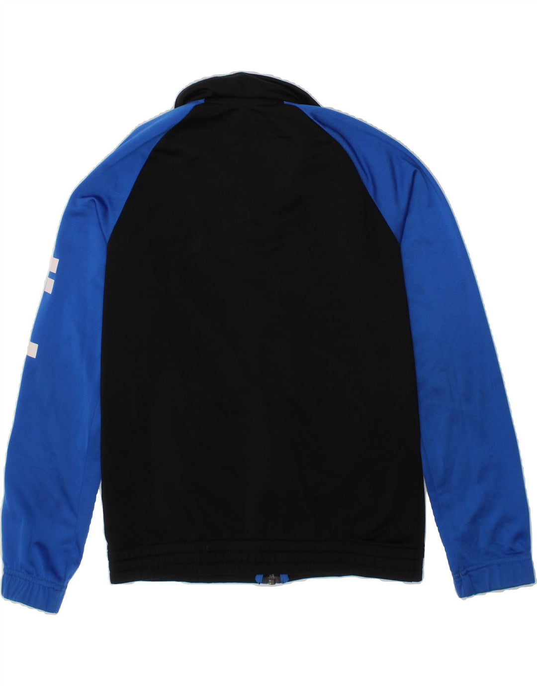 ADIDAS Boys Graphic Tracksuit Top Jacket 9-10 Years Black Colourblock Vintage Adidas and Second-Hand Adidas from Messina Hembry 