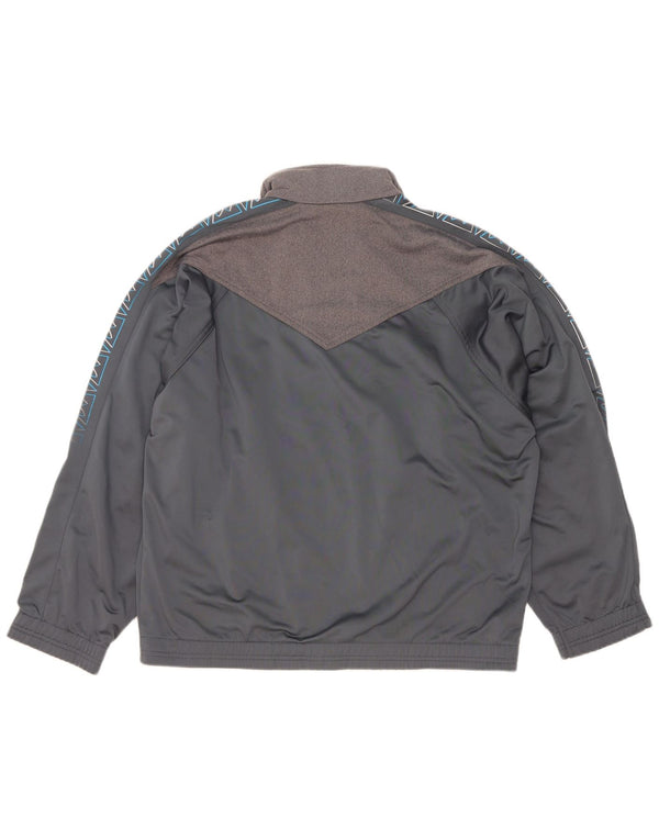 Diadora Herre grafisk træningsdragt Topjakke UK 40 Medium Grey Colourblock