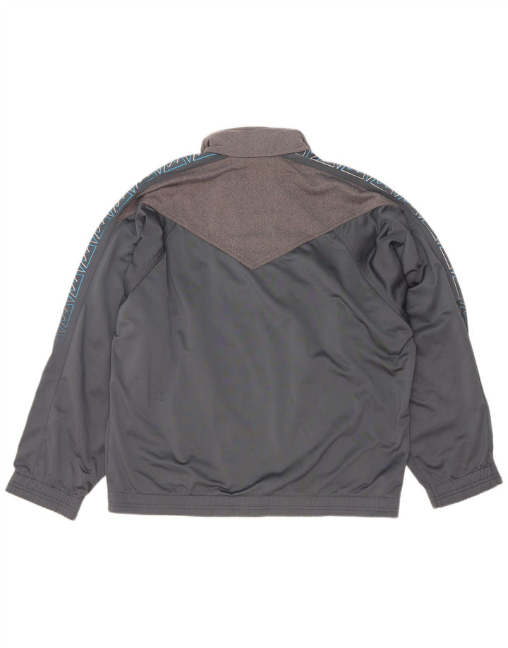 Diadora Herre grafisk træningsdragt Topjakke UK 40 Medium Grey Colourblock