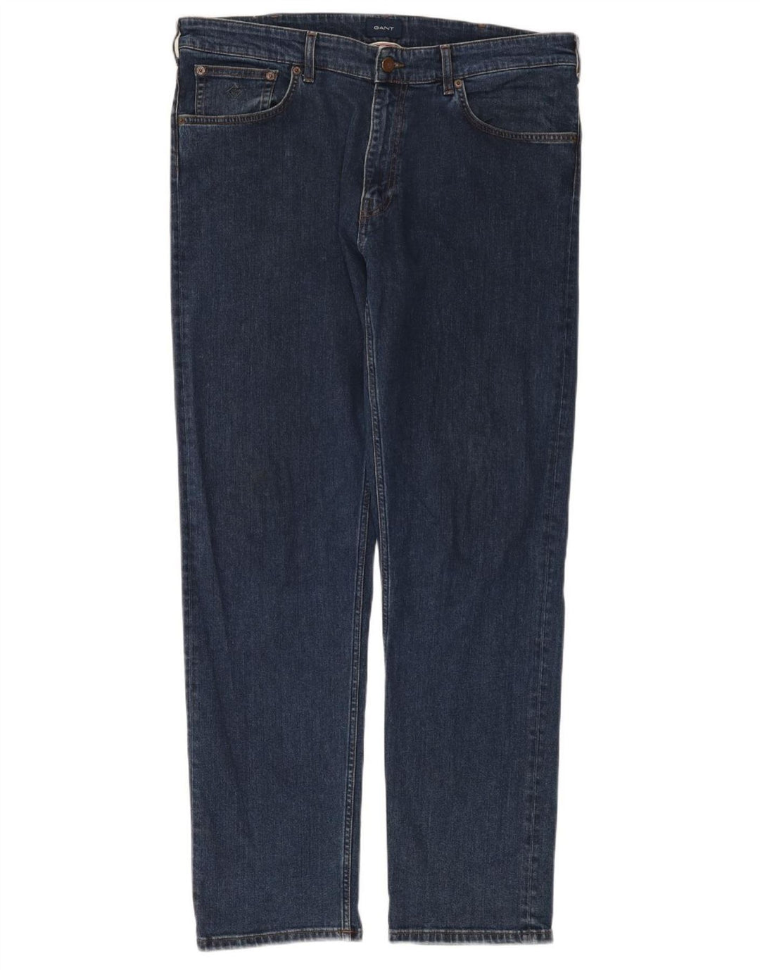 GANT Straight Jeans til mænd W36 L32 Marineblå bomuld