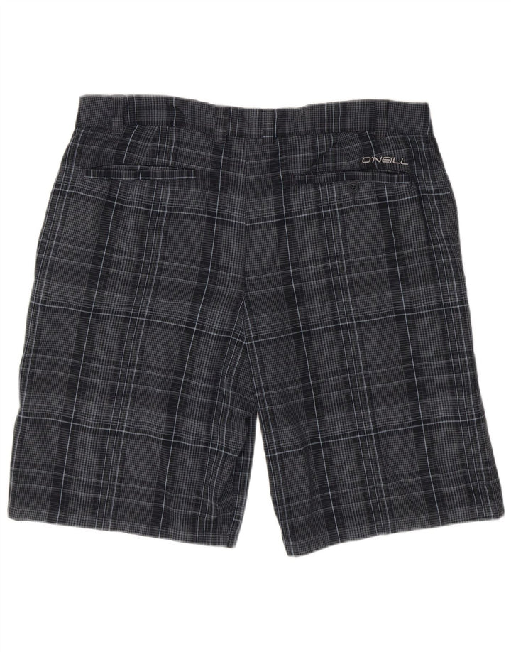 O'Neill Chino Shorts til mænd W38 XL Marineblå Plaid polyester