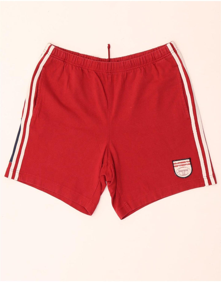 SERGIO TACCHINI Herre grafiske sportsshorts store røde bomuld