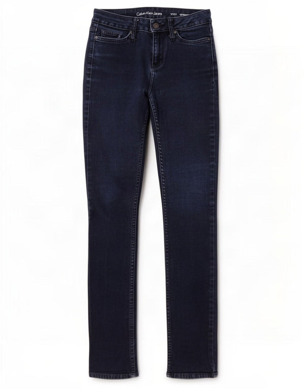 Calvin Klein Dame Ultimate Skinny Jeans US 2 XS W26 L32 Marineblå Bomuld