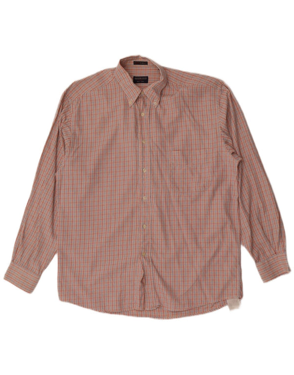 Massimo Dutti Herreskjorte str. 40 Medium Flerfarvet ternet bomuld