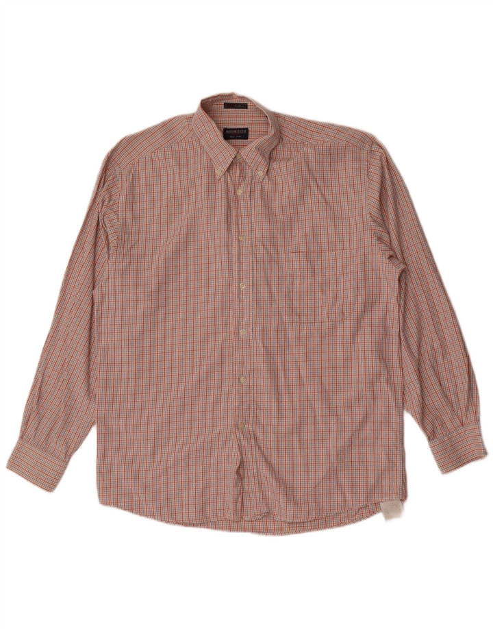Massimo Dutti Herreskjorte str. 40 Medium Flerfarvet ternet bomuld