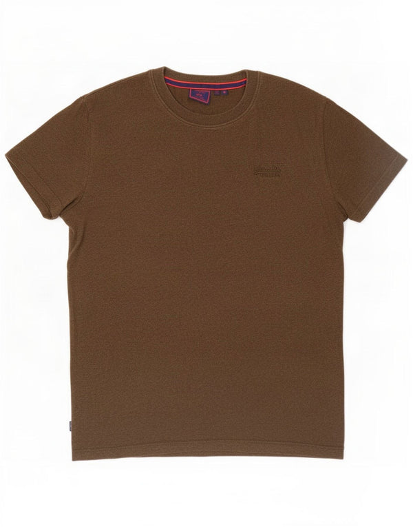 Superdry Herre T-shirt Top Medium Khaki Bomuld