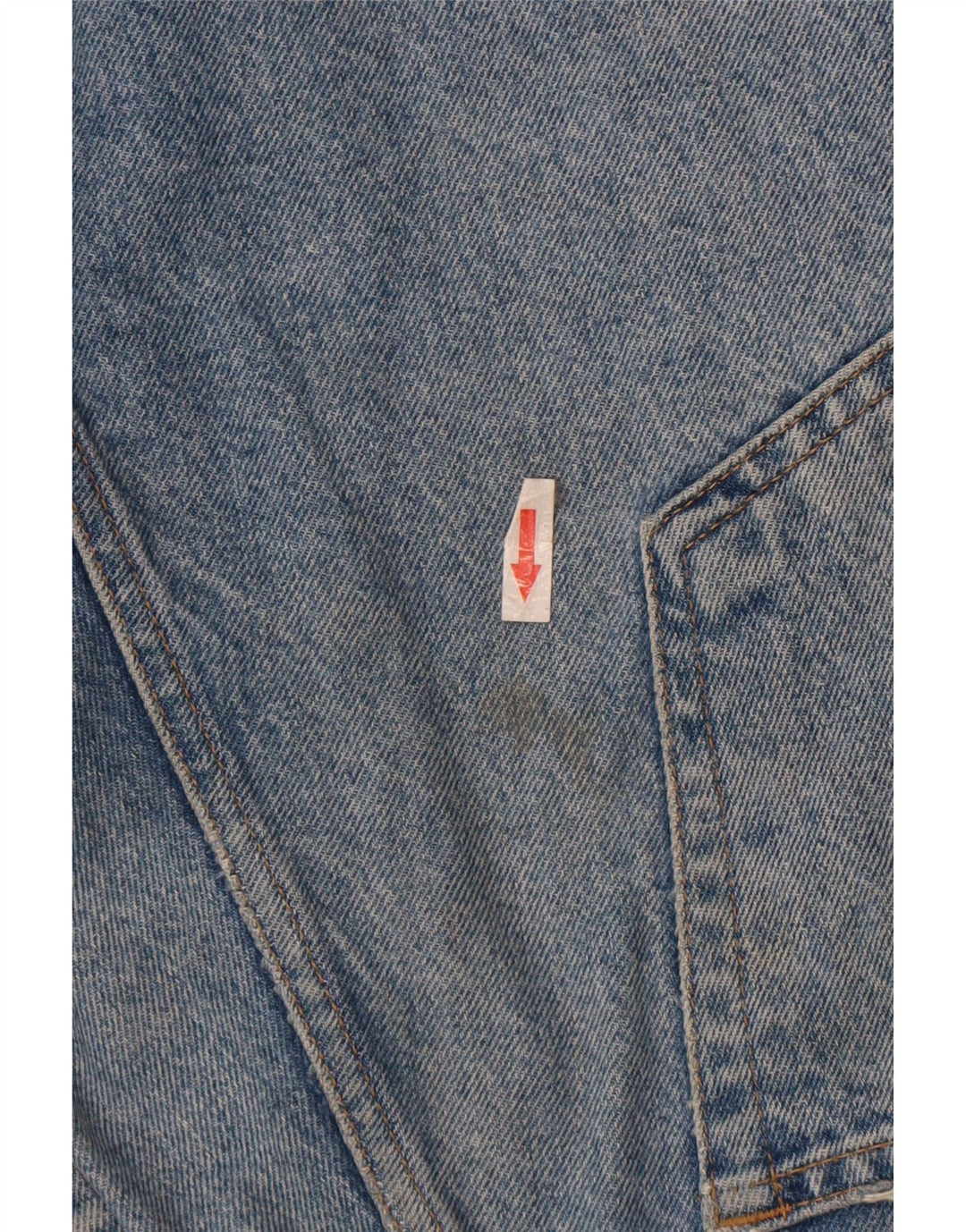 Zara Herre Distressed Tapered Jeans EU 46 XL W36 L29 Blå