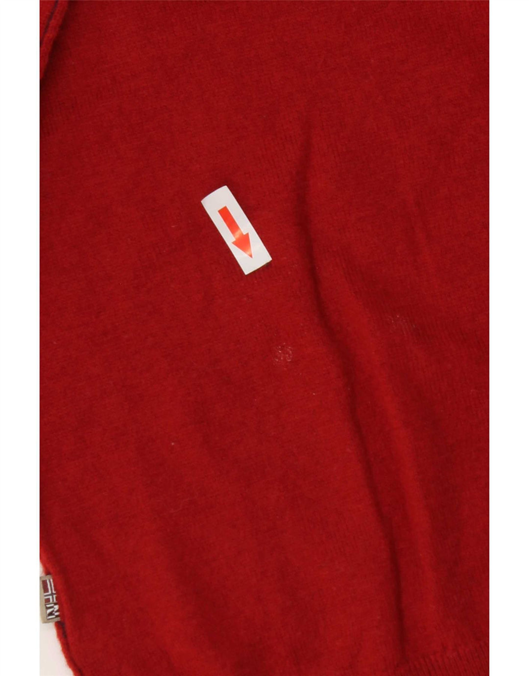 Napapijri Herre Crew Neck Jumper Sweater Medium Rød Merinould