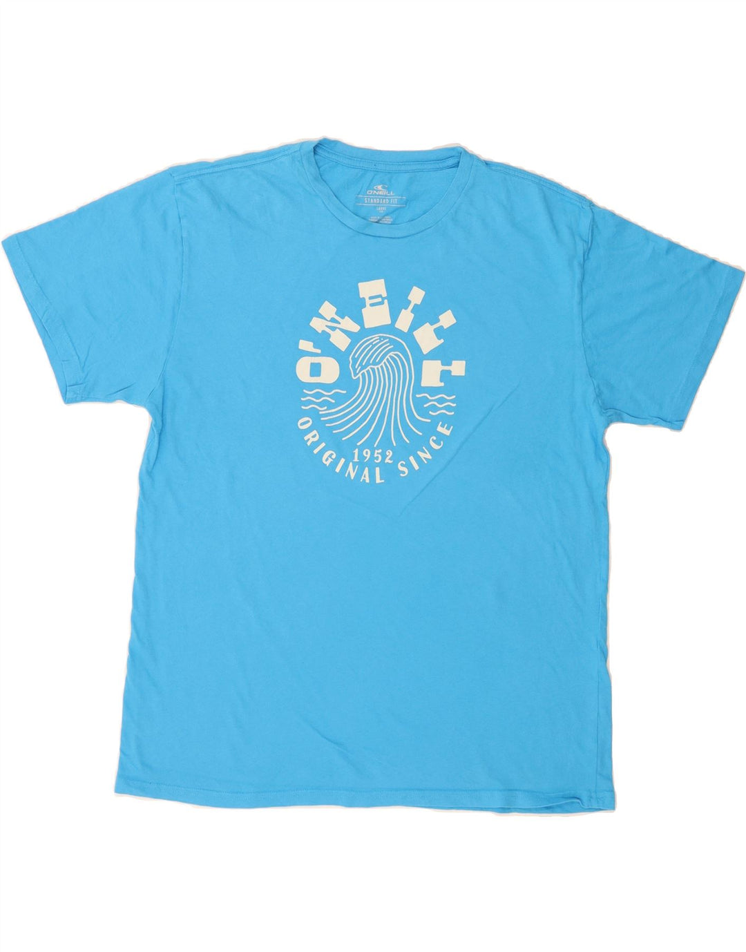 O'NEILL Mens Standard Fit Graphic T-Shirt Top Large Blue Vintage O'Neill and Second-Hand O'Neill from Messina Hembry 