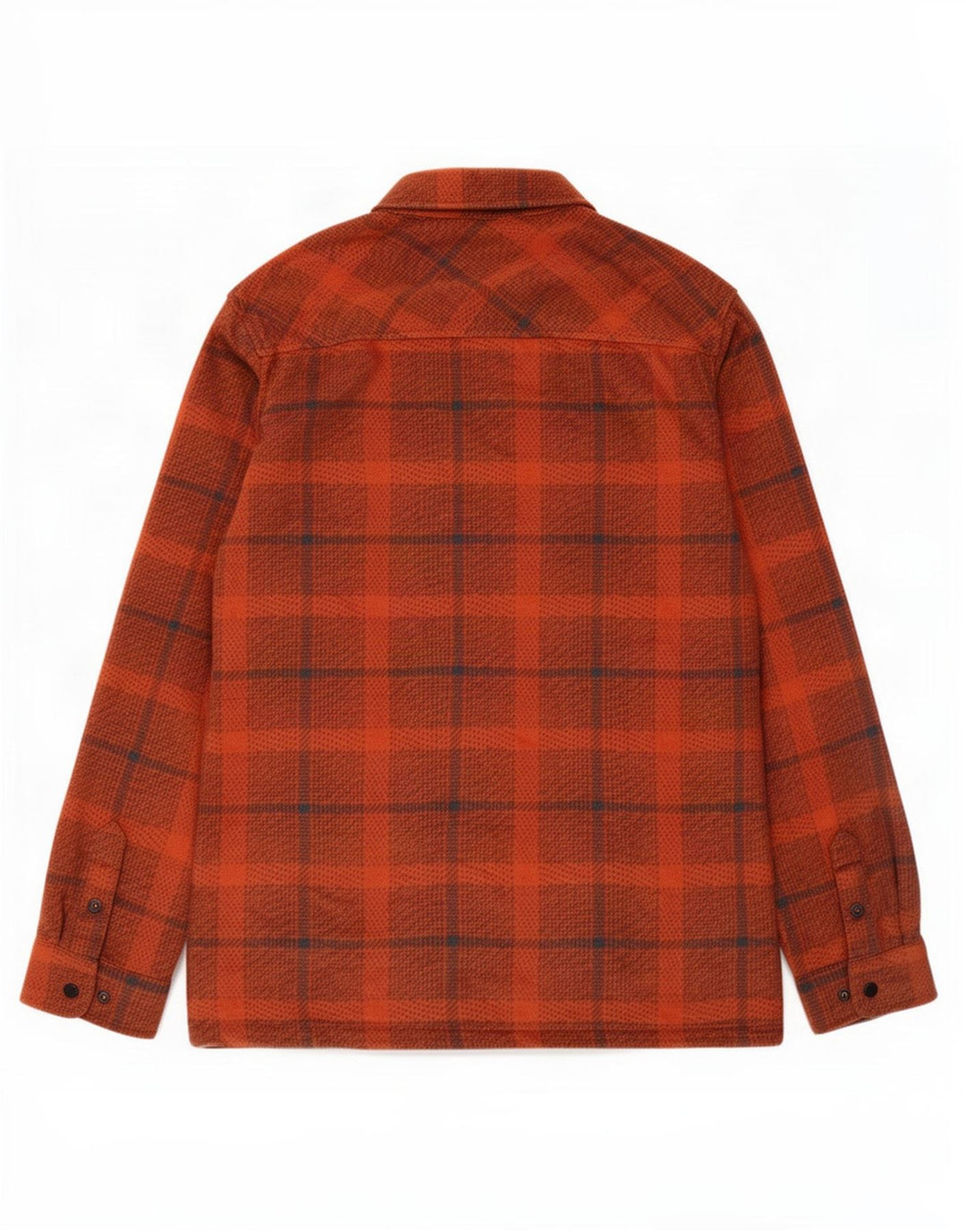 O'Neill herre fleeceskjorte stor orange ternet polyester