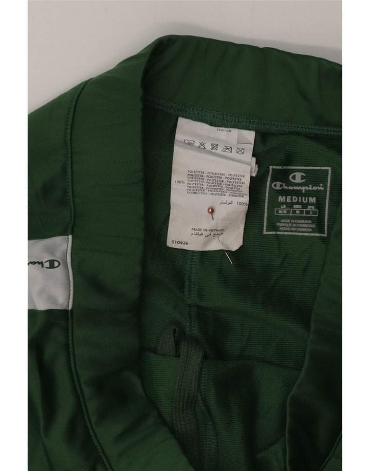 CHAMPION Grafiske træningsdragtbukser til kvinder UK 14 Medium Green Colourblock